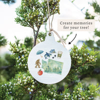 Seattle Washington State Icons Ornament