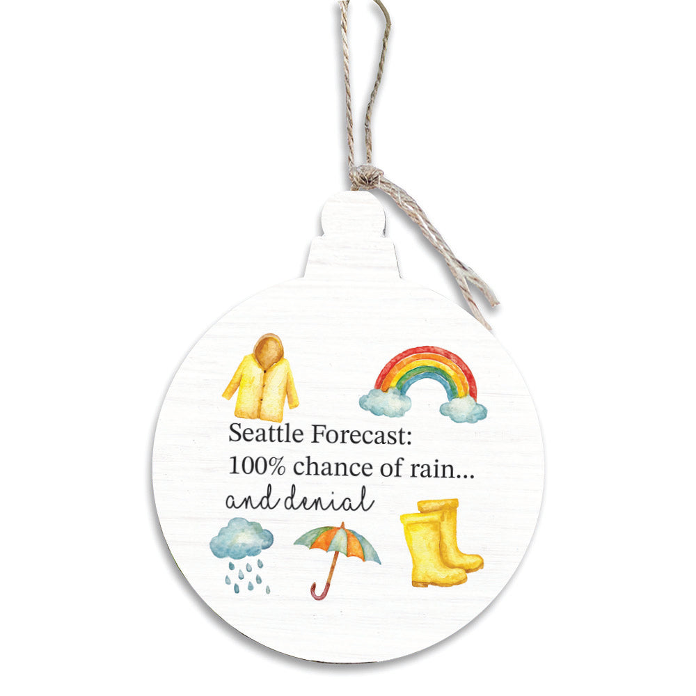 Seattle Forecast Ornament