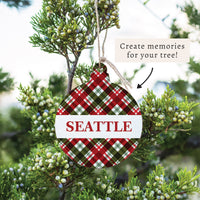 Seattle Plaid Ornament