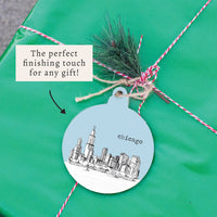 Chicago City Skyline Ornament
