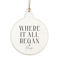 Chicago Where It All Began Ornament
