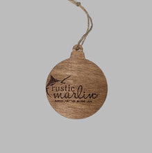 Load image into Gallery viewer, Personalized Two Line Bulb Ornament
