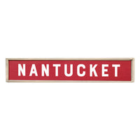 Bold Red Personalized Barn Wood Sign