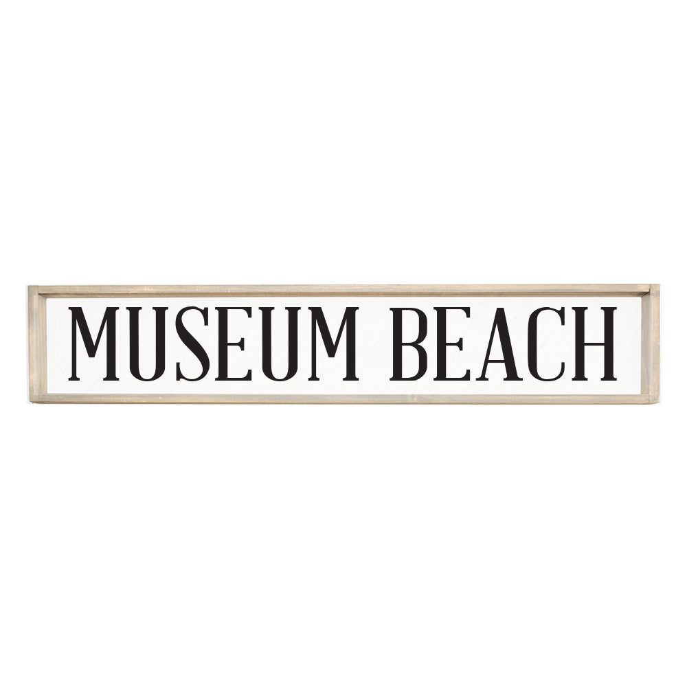 Serif White Personalized Barn Wood Sign
