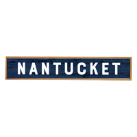 Bold Navy Personalized Barn Wood Sign