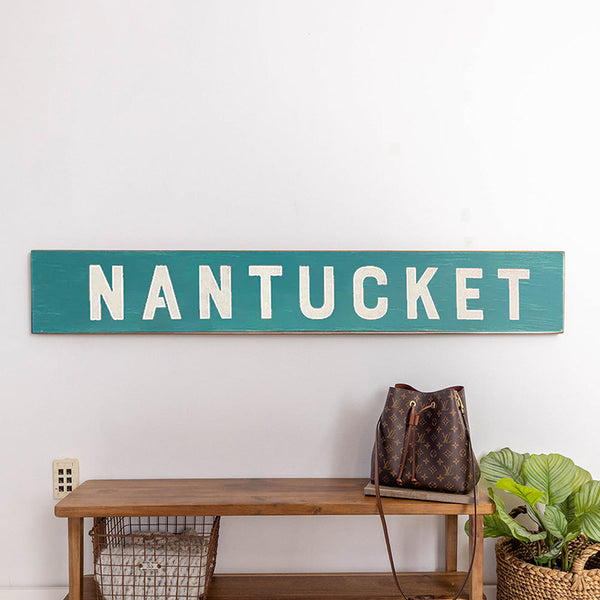Bold Ocean Personalized Barn Wood Sign