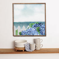 Hydrangea Dreams 24” x 24” Wall Art