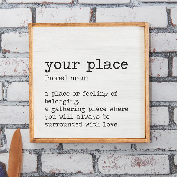 Home Definition Personalized Wall Art