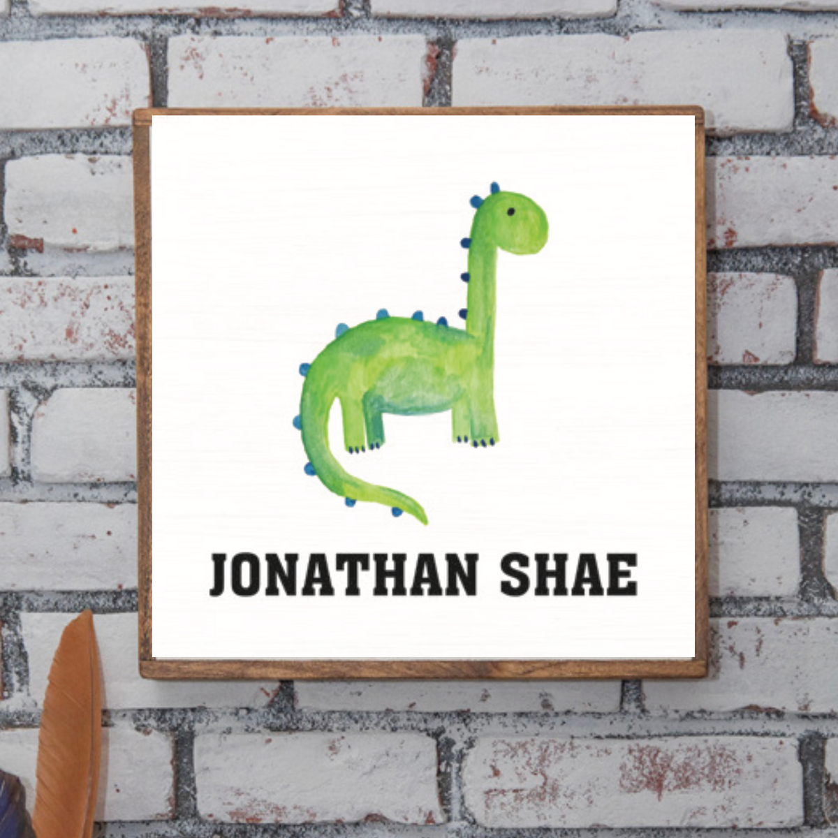 Dino Personalized Wall Art