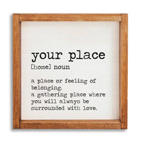 Home Definition Personalized Wall Art