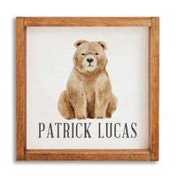 Bear Personalized Wall Art