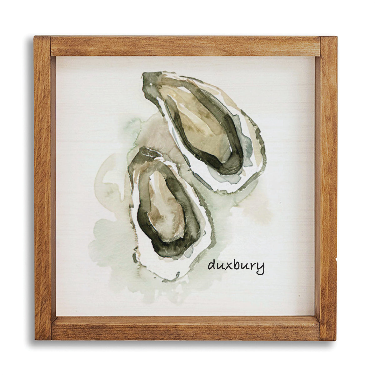 Watercolor Oysters Personalized Wall Art