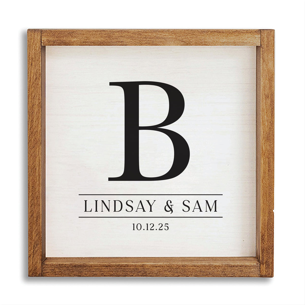 Custom Initial Personalized Wall Art