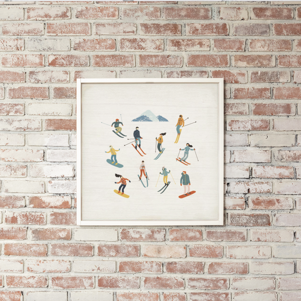 Snow Sport Harmony Wall Art