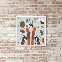 Chairlift Charm Wall Art