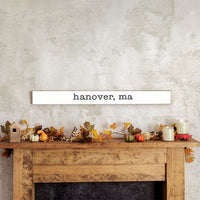 Your Word Typewriter Personalized Barnwood Sign