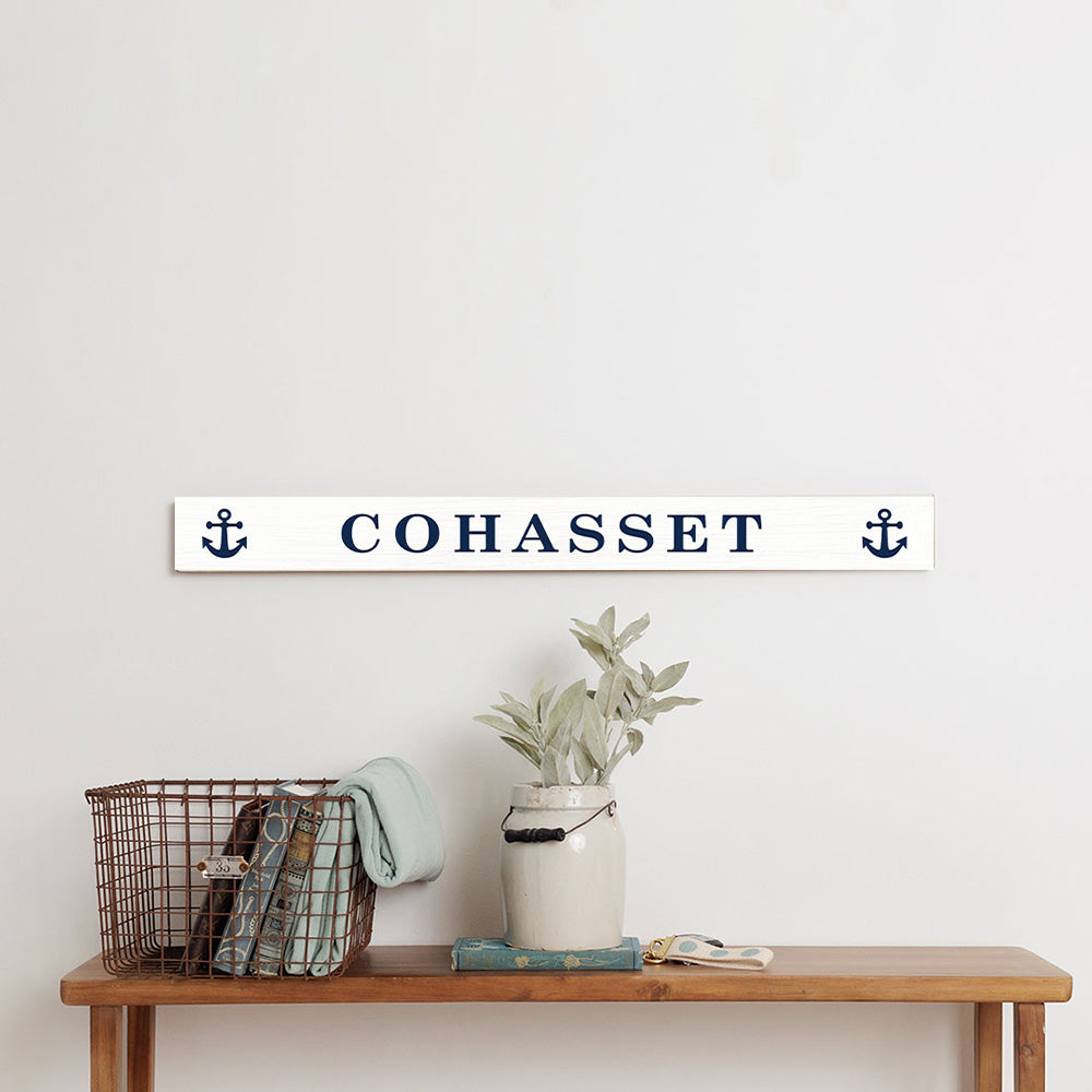 Anchor Personalized Barn Wood Sign
