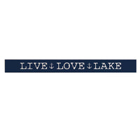 Live Love Lake Anchor Barnwood Sign