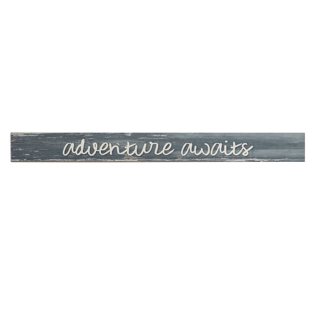 Adventure Awaits Barnwood Sign