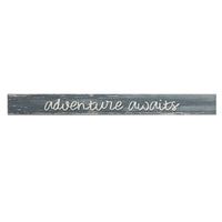 Adventure Awaits Barnwood Sign