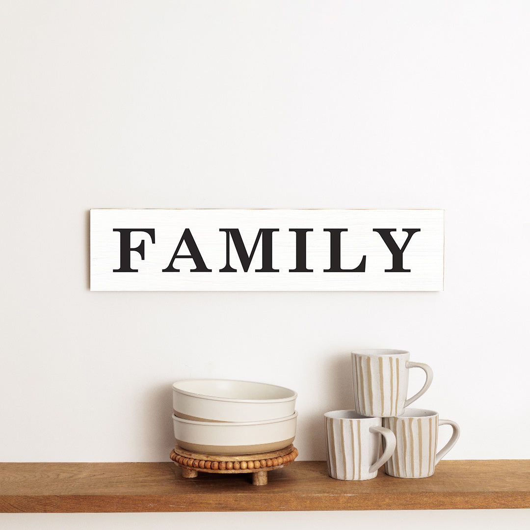 Family Barn Wood Sign