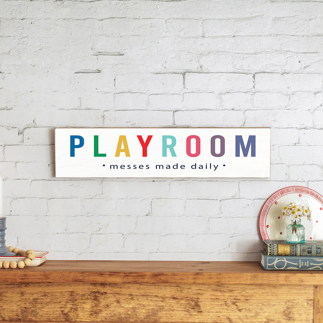 Playroom Barn Wood Sign