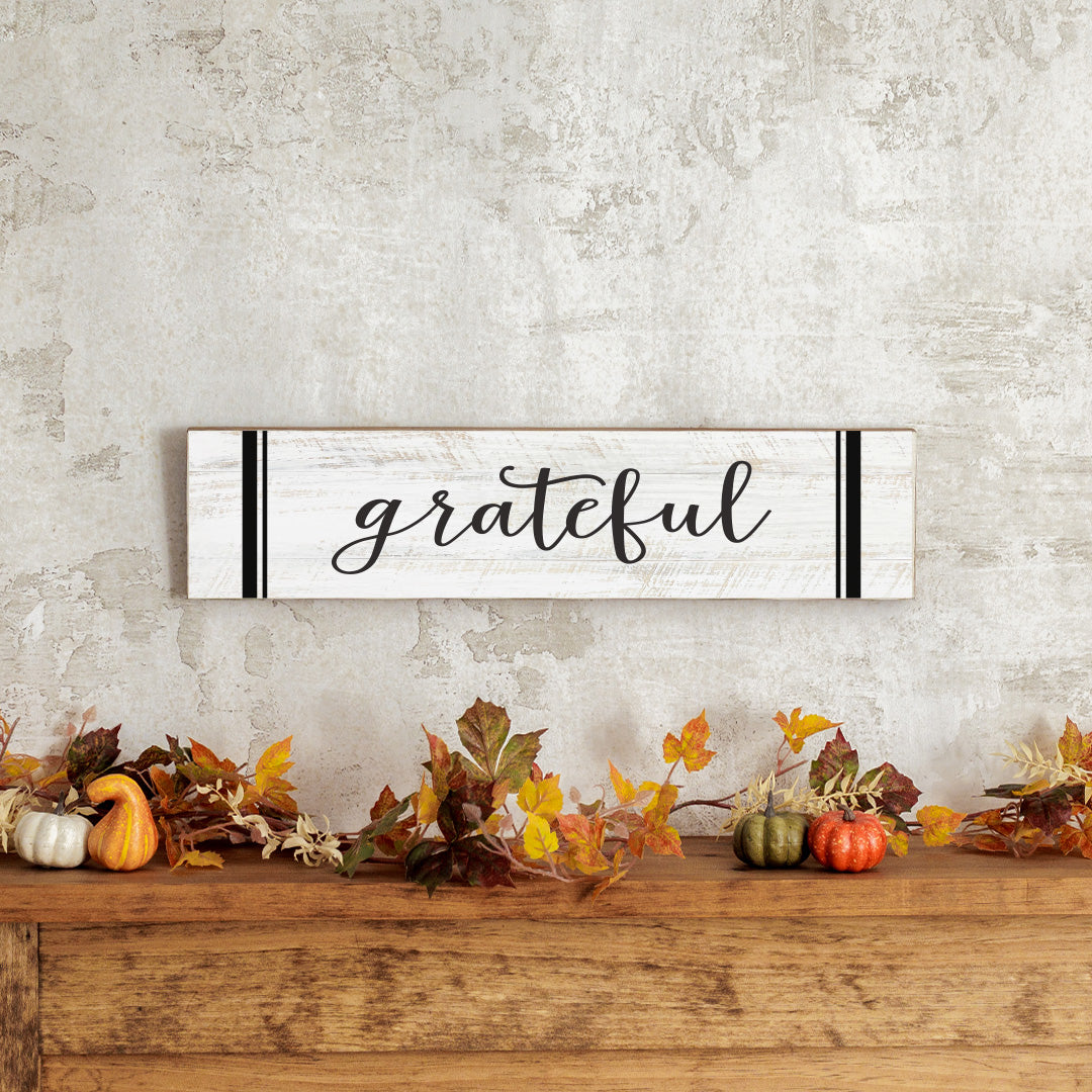 Grateful Barn Wood Sign