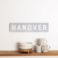 Bold Grey Personalized Barn Wood Sign