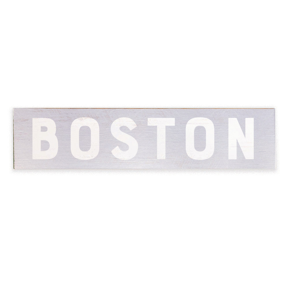 Bold Grey Personalized Barn Wood Sign