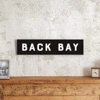 Classic Black and White Personalized Barn Wood Sign