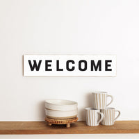 Classic White with Black Personalized Barnwood Sign