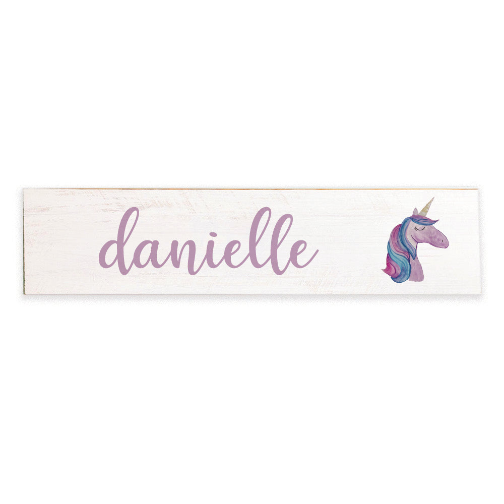 Unicorn Personalized Barn Wood Sign