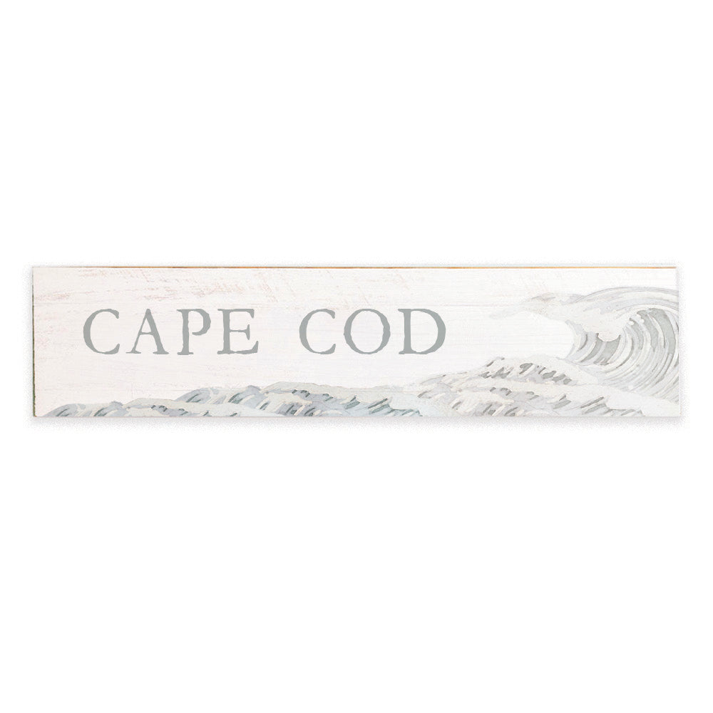 Coastal Wave Personalized Barn Wood Sign