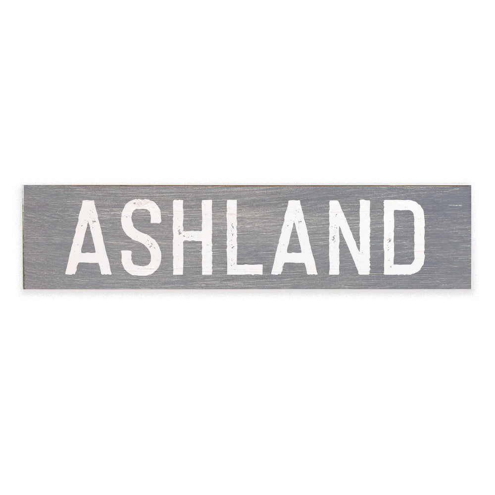 Grey Personalized Barn Wood Sign