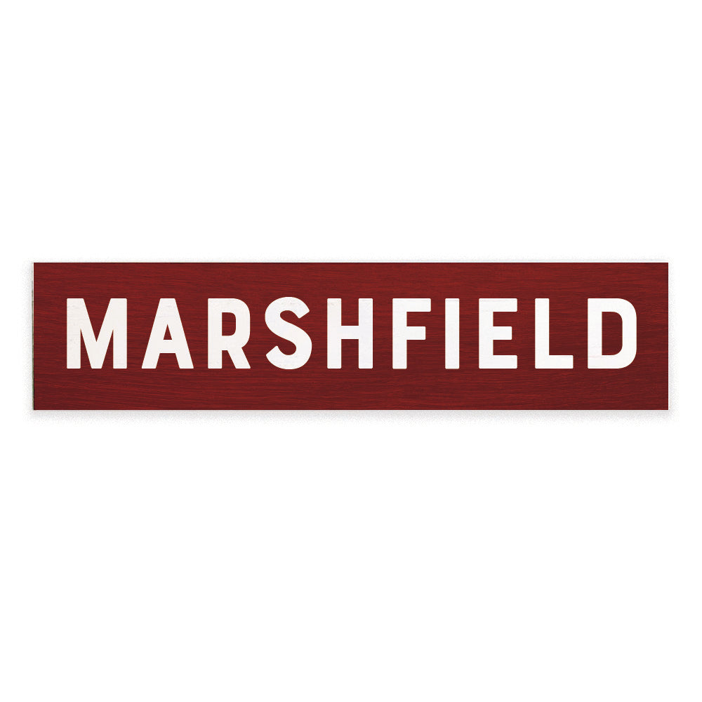 Classic Red Personalized Barn Wood Sign