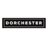 Dorchester Black and White Barnwood Sign