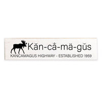 Kancamagus Barnwood Sign
