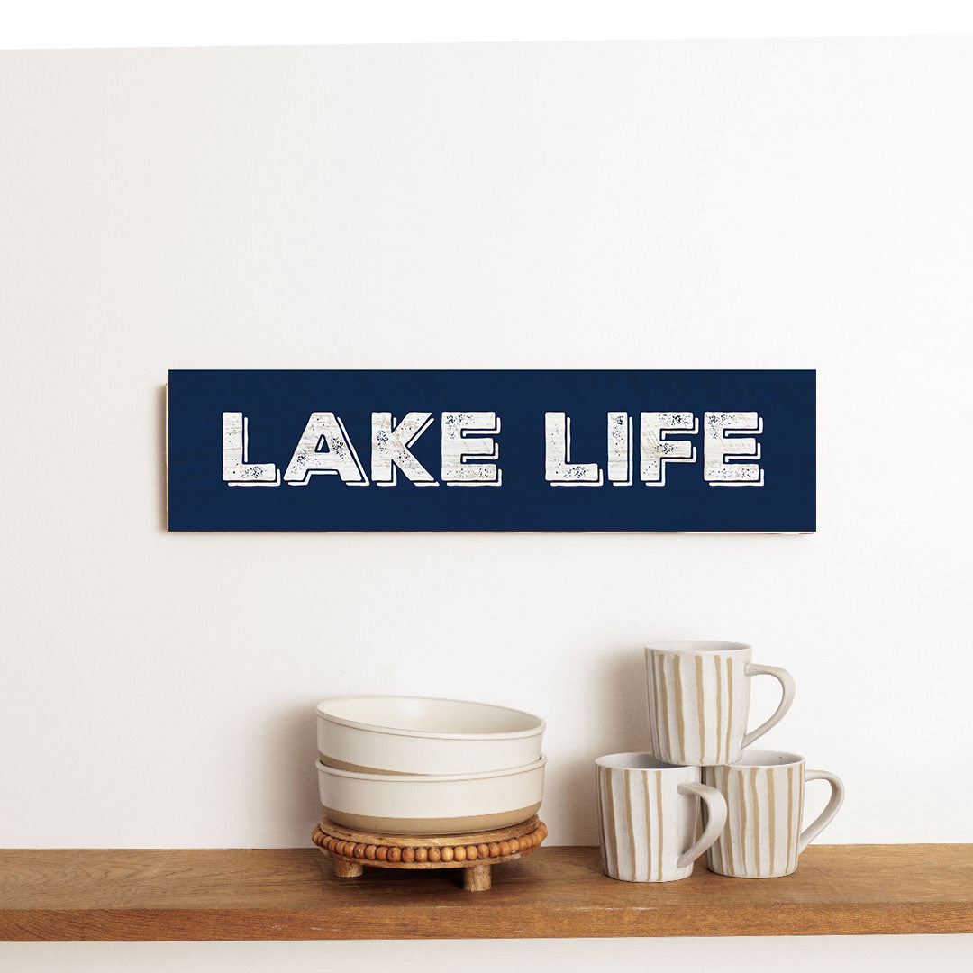 Lake Life Barnwood Sign