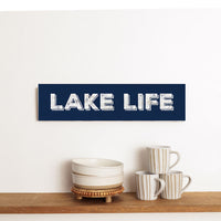 Lake Life Barnwood Sign