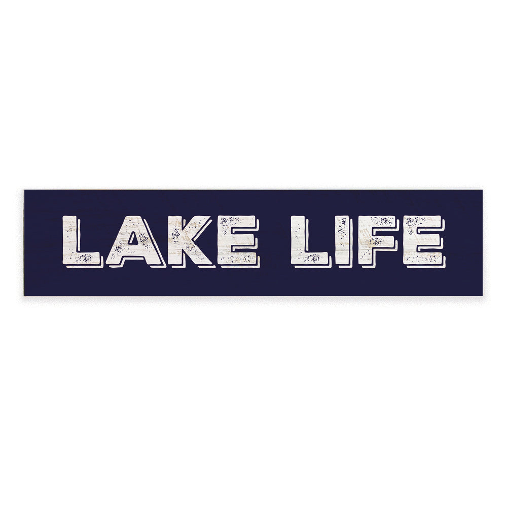 Lake Life Barnwood Sign