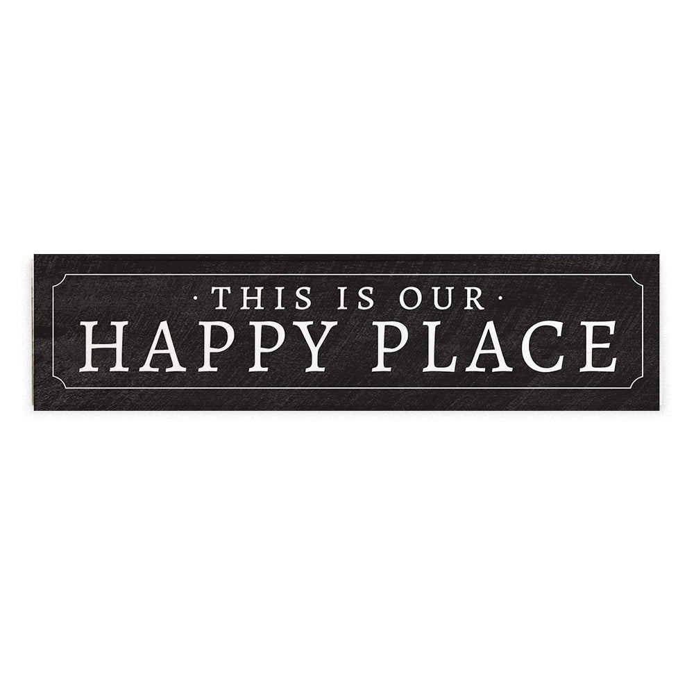 This is Our Happy Place Barnwood Sign