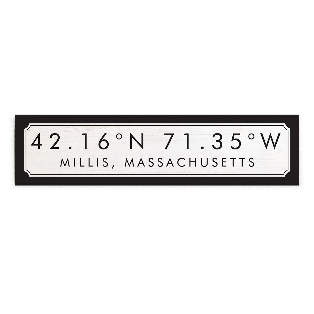 Millis Massachusetts Barnwood Sign