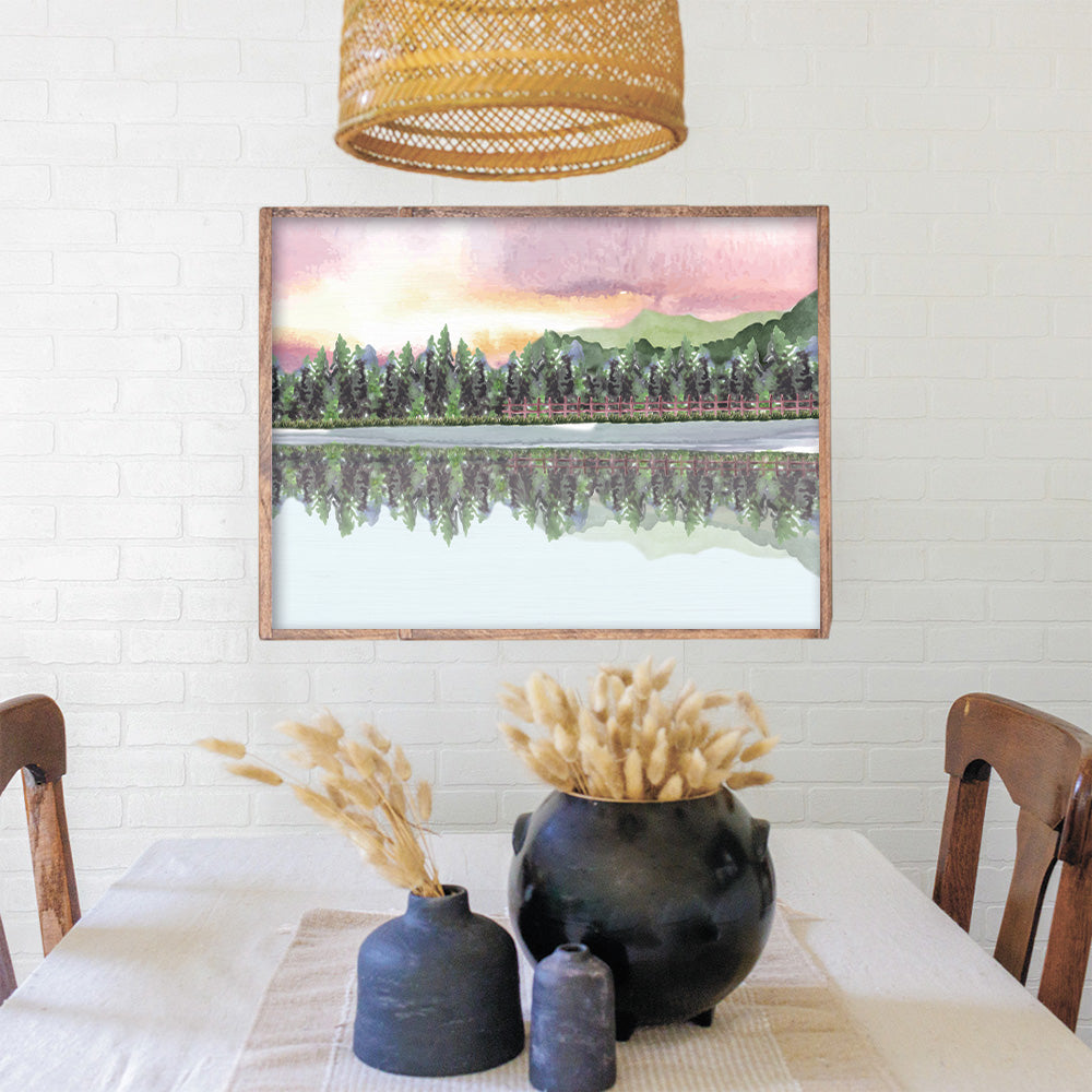 Lake 24” x 33” Wall Art