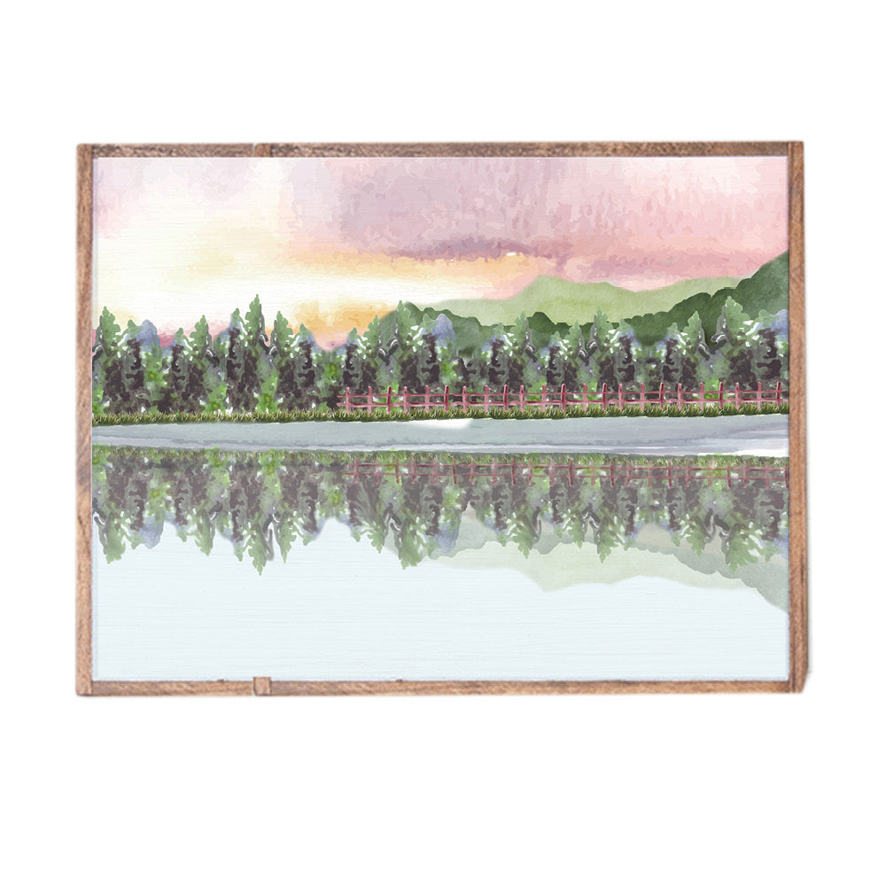 Lake 24” x 33” Wall Art