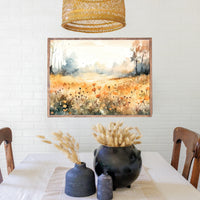 Forest Flowers Landscape Wall Art