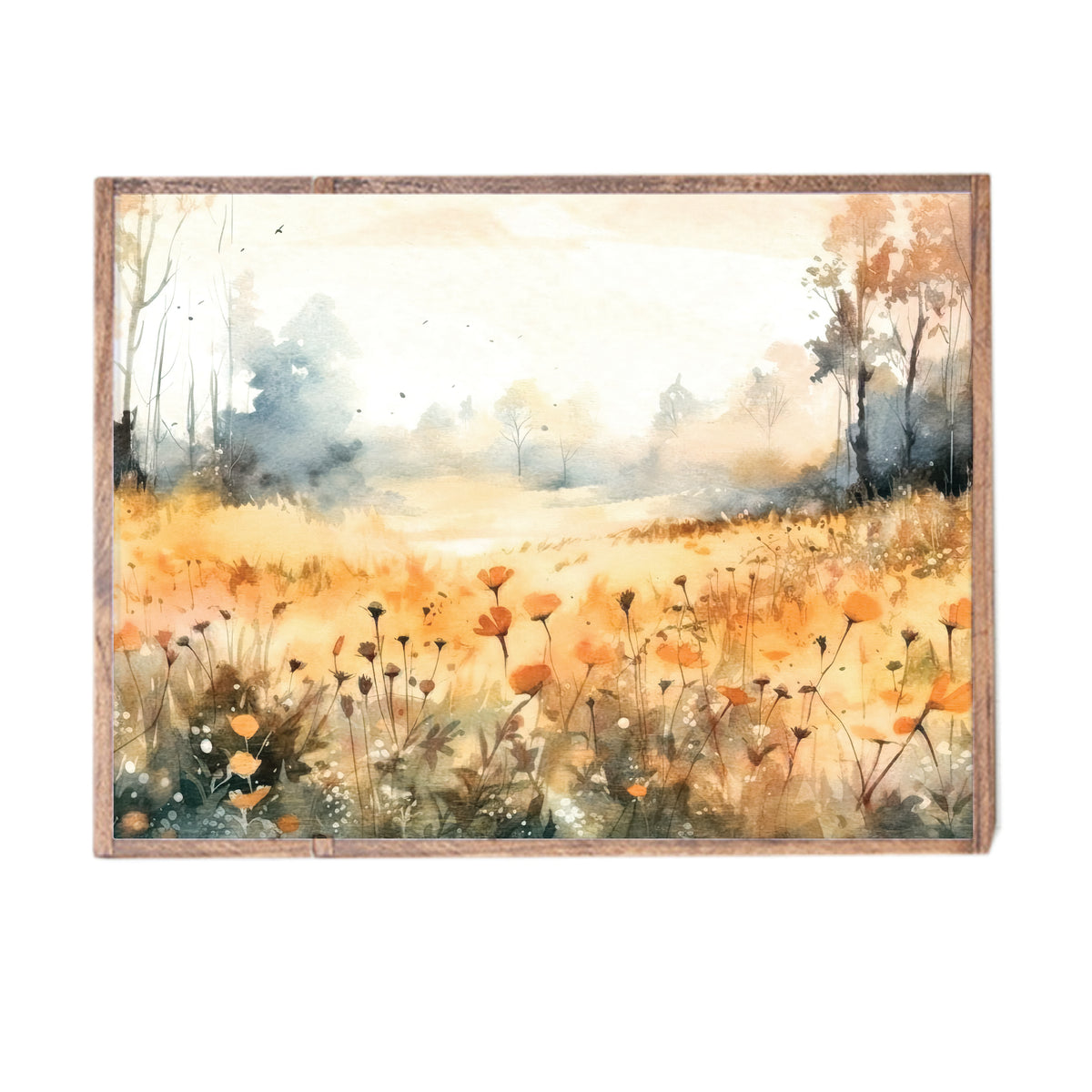 Forest Flowers Landscape Wall Art