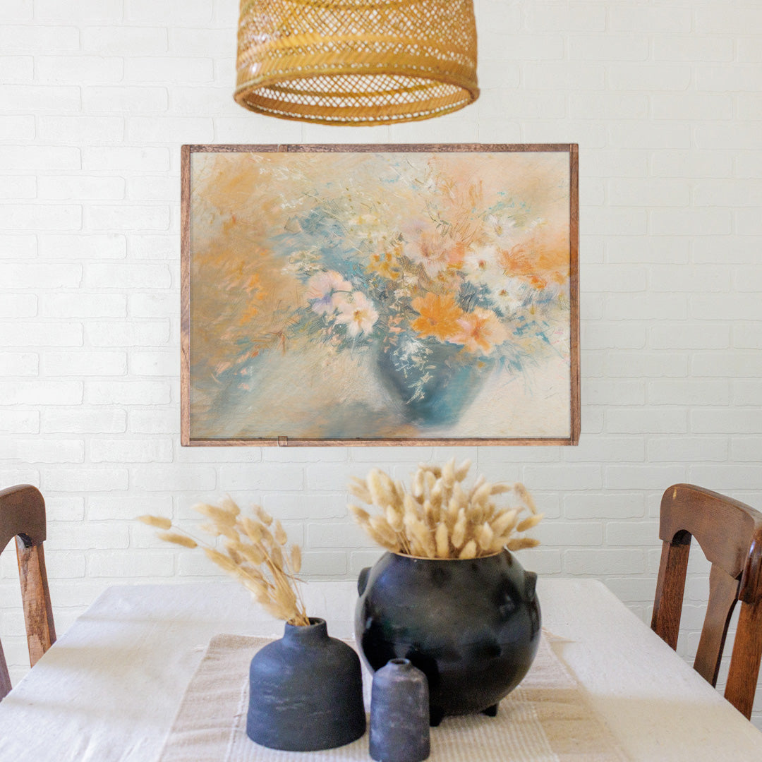 Flower Pot Landscape Wall Art