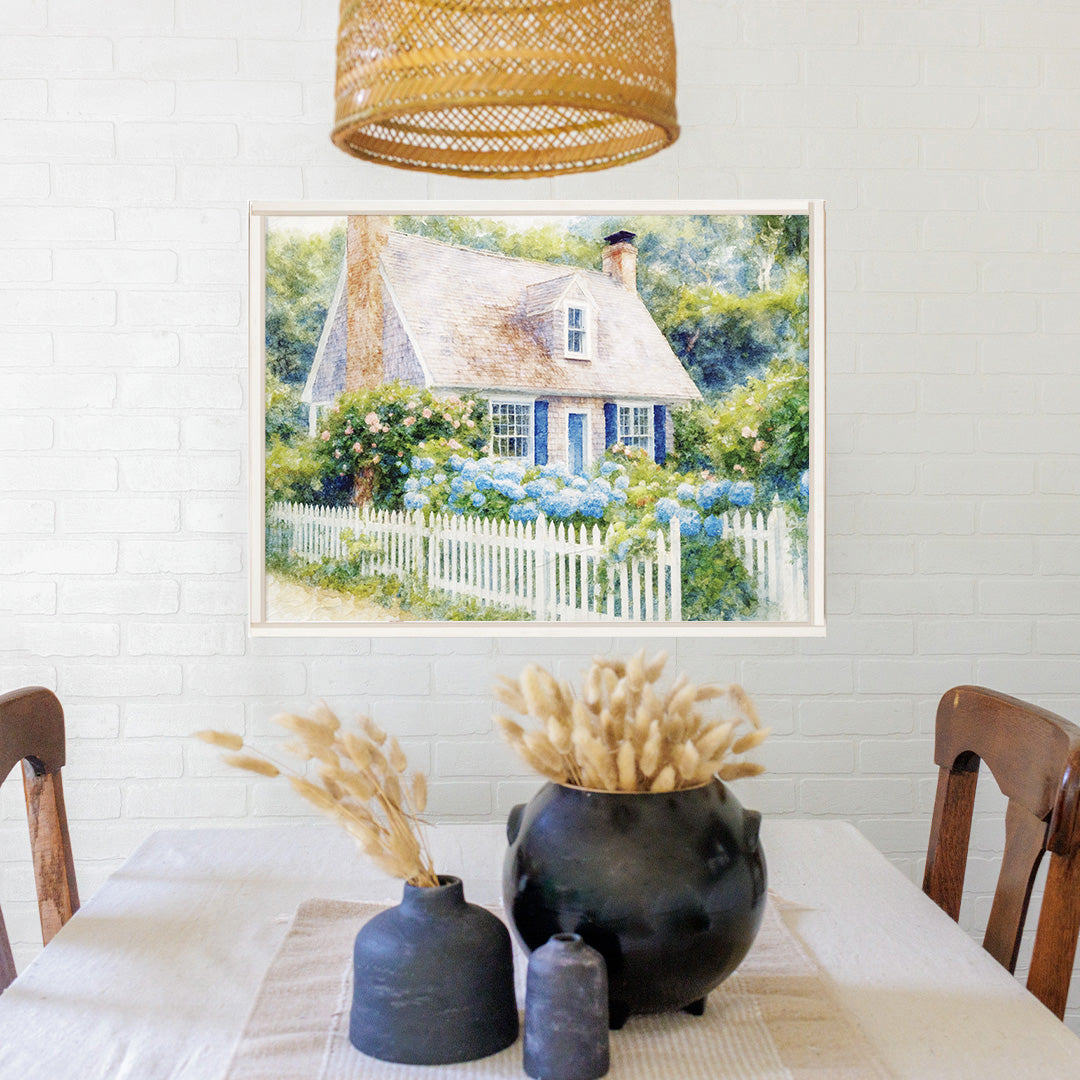 Hydrangea Cottage Wall Art