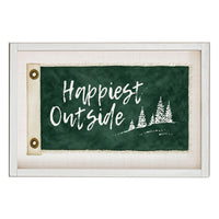 Happiest Outside Wall Art