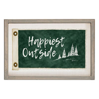 Happiest Outside Wall Art